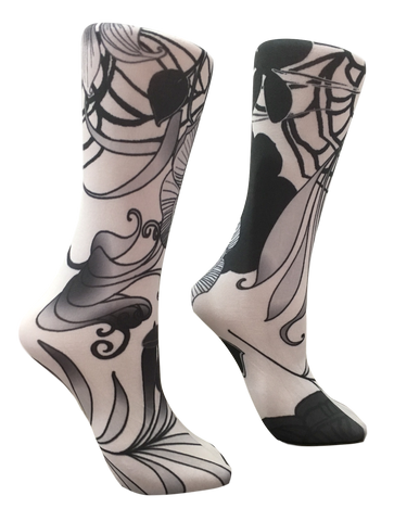 Soxtrot Knee High - Ava White