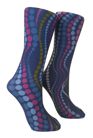 Soxtrot Knee High - Blue Soda