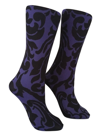 Cartoon Damask Periwinkle