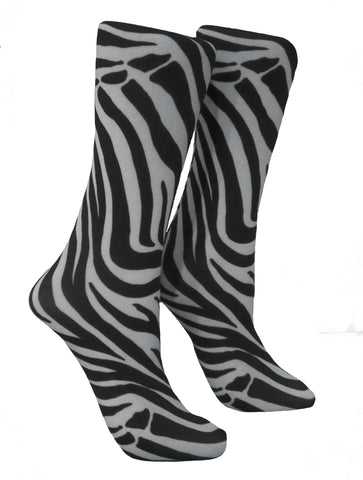 Soxtrot Knee High - Bengal Tiger White