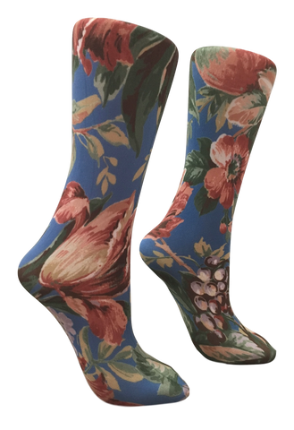 Soxtrot Knee High - Strawberry Roses
